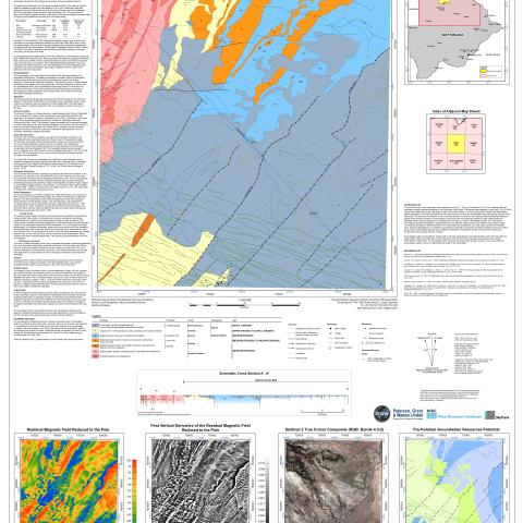 Pre-Kalahari Geological Interpretation 1923 Maun