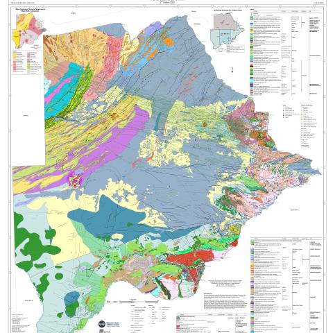 Pre-Kalahari Geological Map of the Republic of Botswana 2en edition